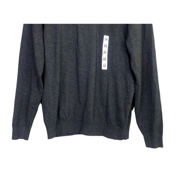 NWT Zara Men's Long Sleeve Turtle Neck Ribbed Trim Soft Sweater M Grey #4064 - Picture 5 of 16